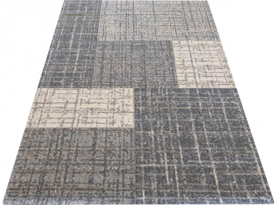 Kusový koberec STIVA blocks - šedý