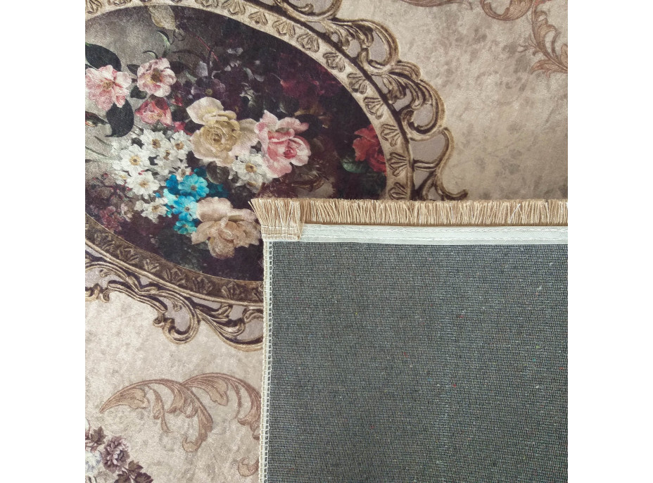 Kusový koberec HONOR Rosette - béžový