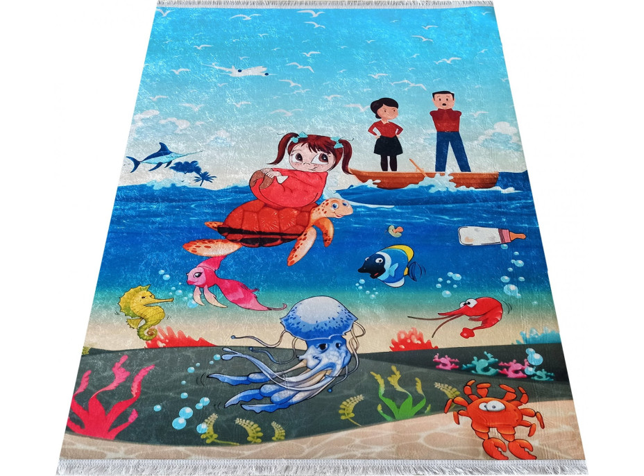 Dětský koberec Mořští kamarádi