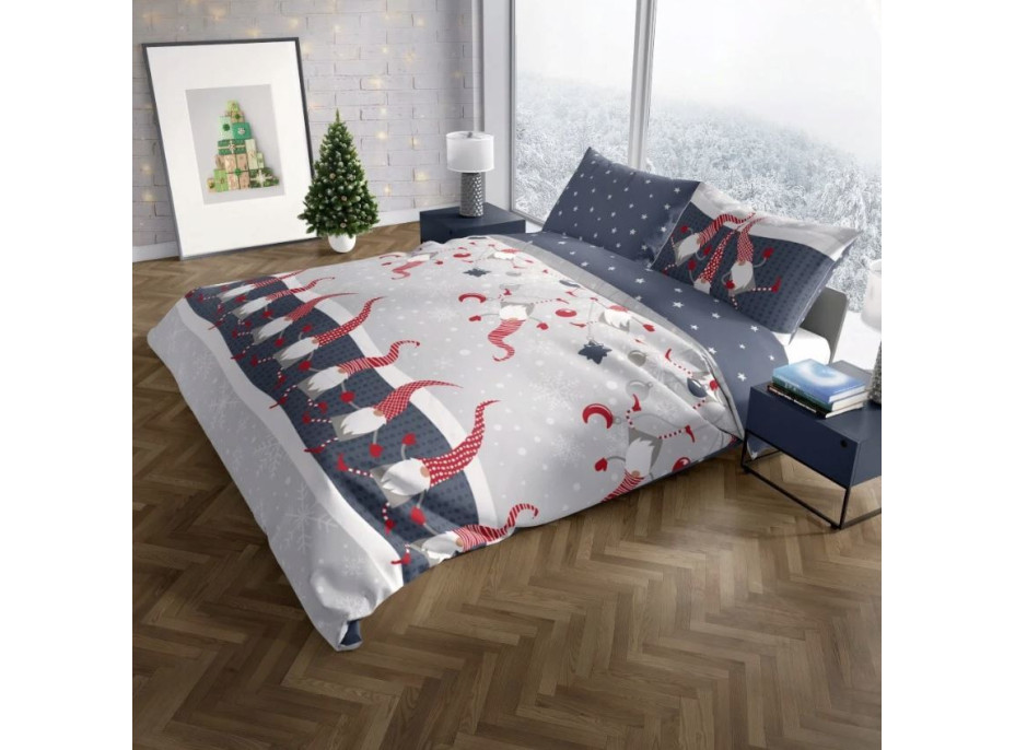 Bavlněné povlečení SCANDI Skřítci - 220x200 cm