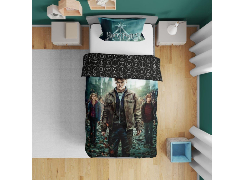 Dětské bavlněné povlečení HARRY POTTER 003 - 160x200 cm