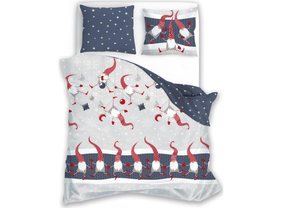 Bavlněné povlečení SCANDI Skřítci - 220x200 cm