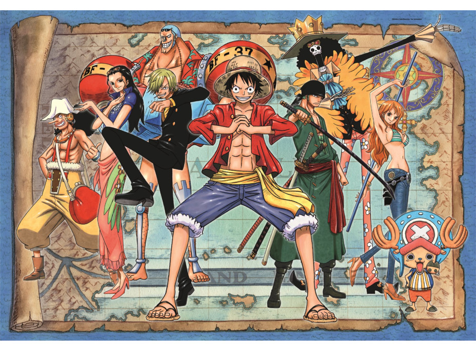 CLEMENTONI Puzzle Anime Collection: One Piece 500 dílků