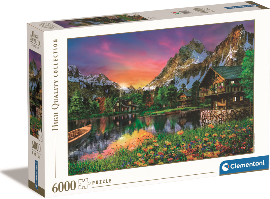 CLEMENTONI Puzzle Jezero v Alpách 6000 dílků