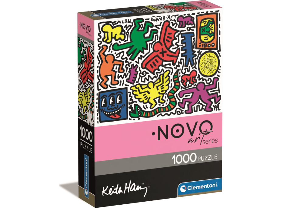 CLEMENTONI Puzzle Novo Art Series: Keith Haring 1000 dílků