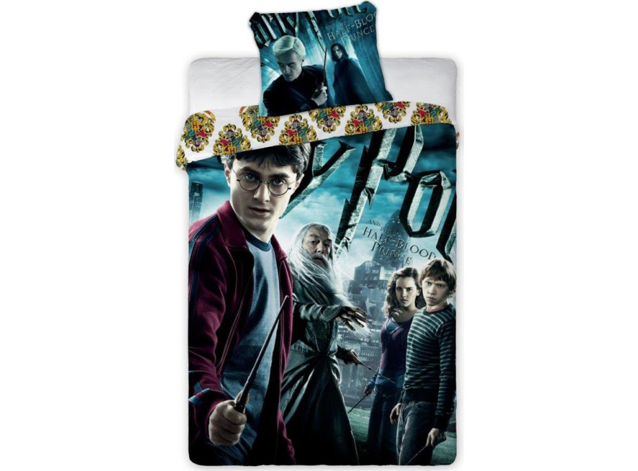 Dětské bavlněné povlečení HARRY POTTER 001 - 160x200 cm