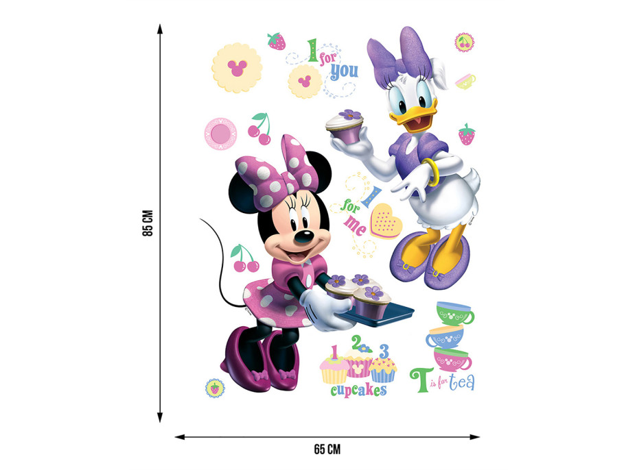 Dětská samolepka MINNIE A DAISY 65x85 cm