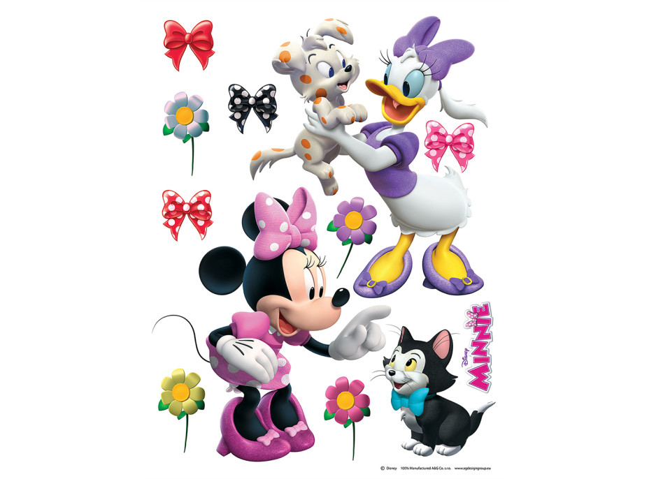 Dětská samolepka MINNIE A DAISY 65x85 cm