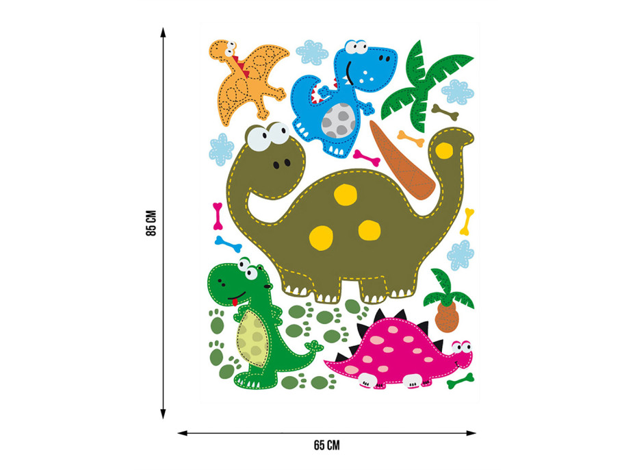 Dětská samolepka DINOSAURUS 65x85 cm