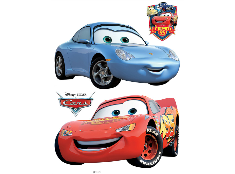 Dětská samolepka DISNEY AUTA 65x85 cm