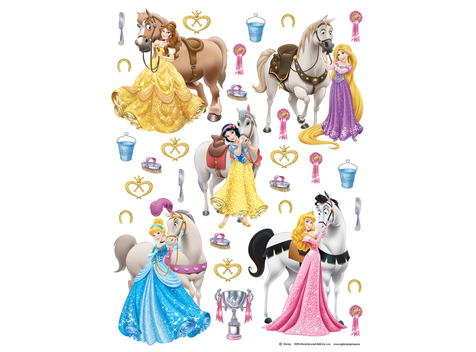 Dětská samolepka DISNEY PRINCEZNY 65x85 cm