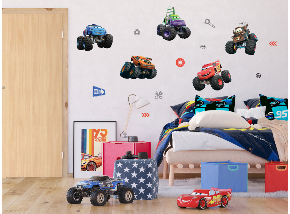 Dětská samolepka DISNEY AUTA 2 65x85 cm