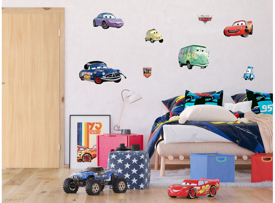 Dětská samolepka DISNEY AUTA 2 65x85 cm