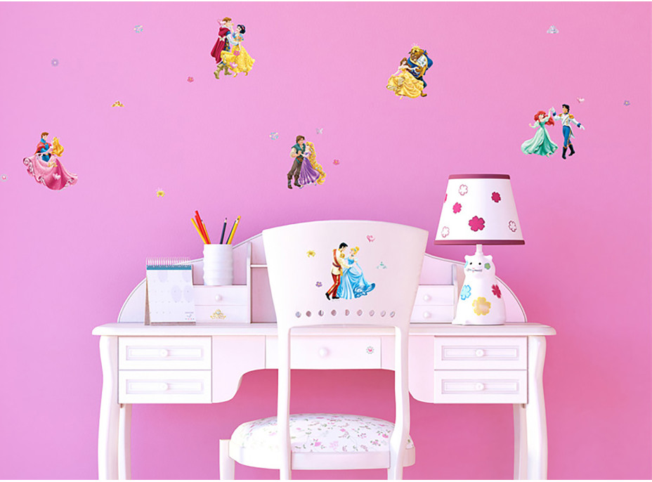 Dětská samolepka DISNEY PRINCEZNA TANČÍ 65x85 cm