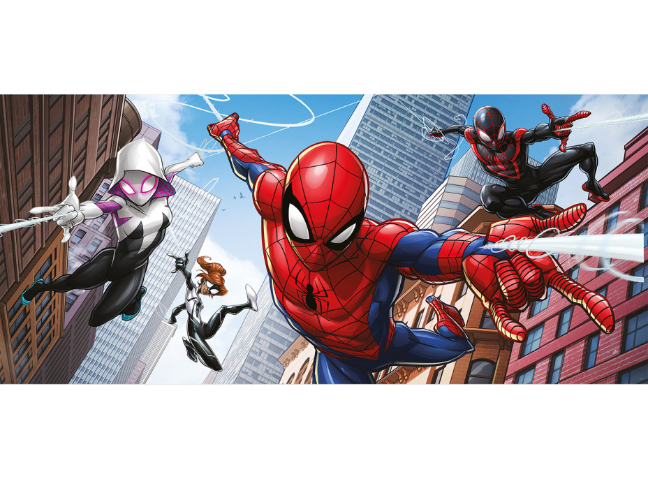 Dětská fototapeta MARVEL - SPIDER-MAN a jeho tým - 202x90 cm