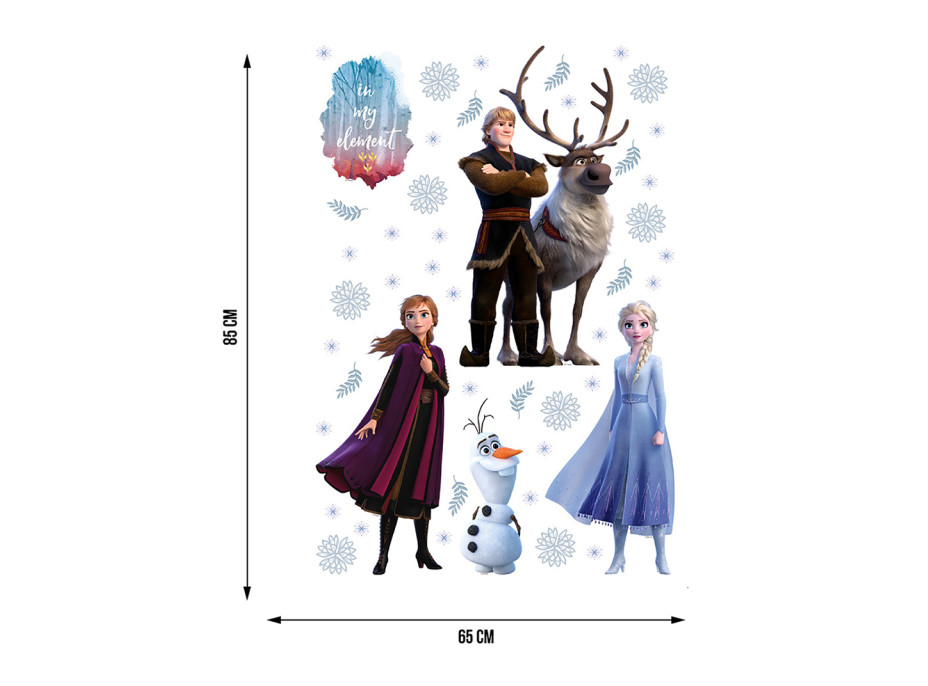 Dětská samolepka FROZEN 2 "in my element" 65x85 cm