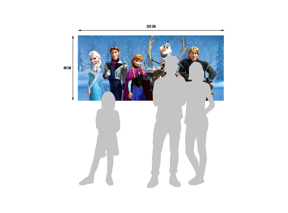 Dětská fototapeta DISNEY - FROZEN - 202x90 cm