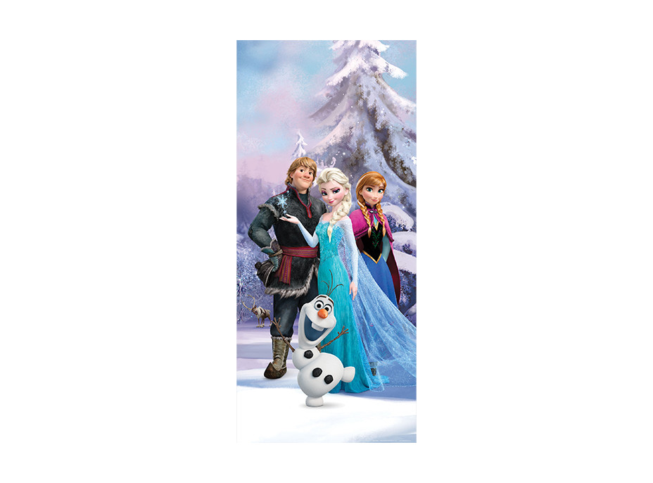 Dětská fototapeta DISNEY - Frozen v kouzelném lese - 90x202 cm