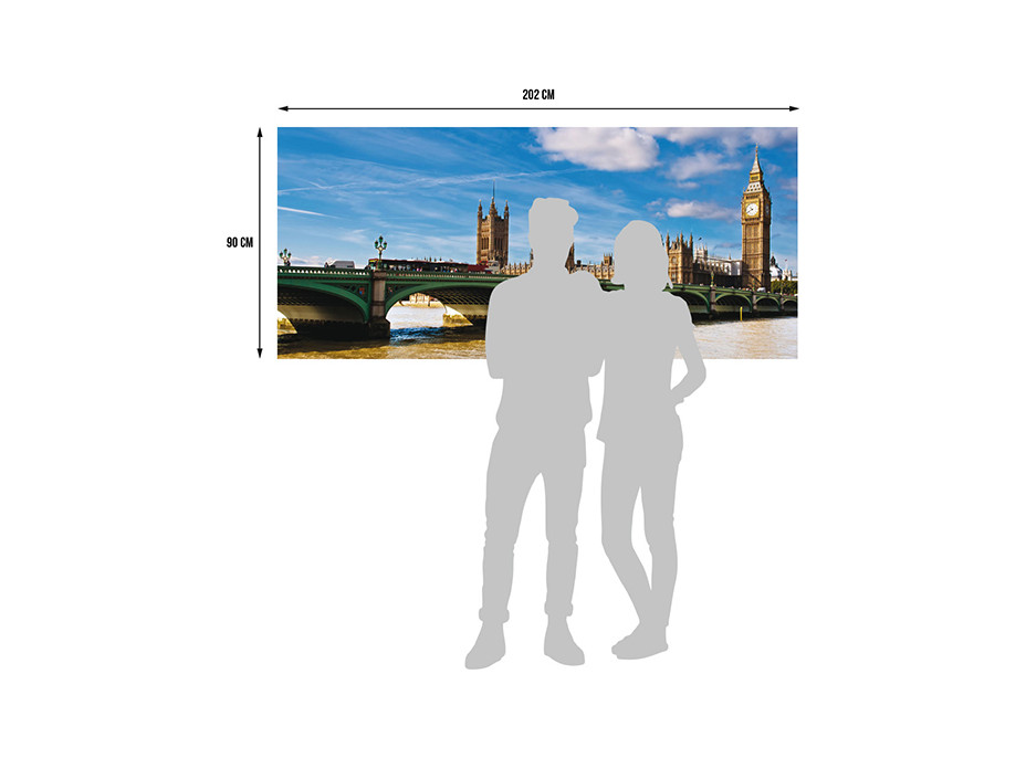 Moderní fototapeta - Londýn - 202x90 cm