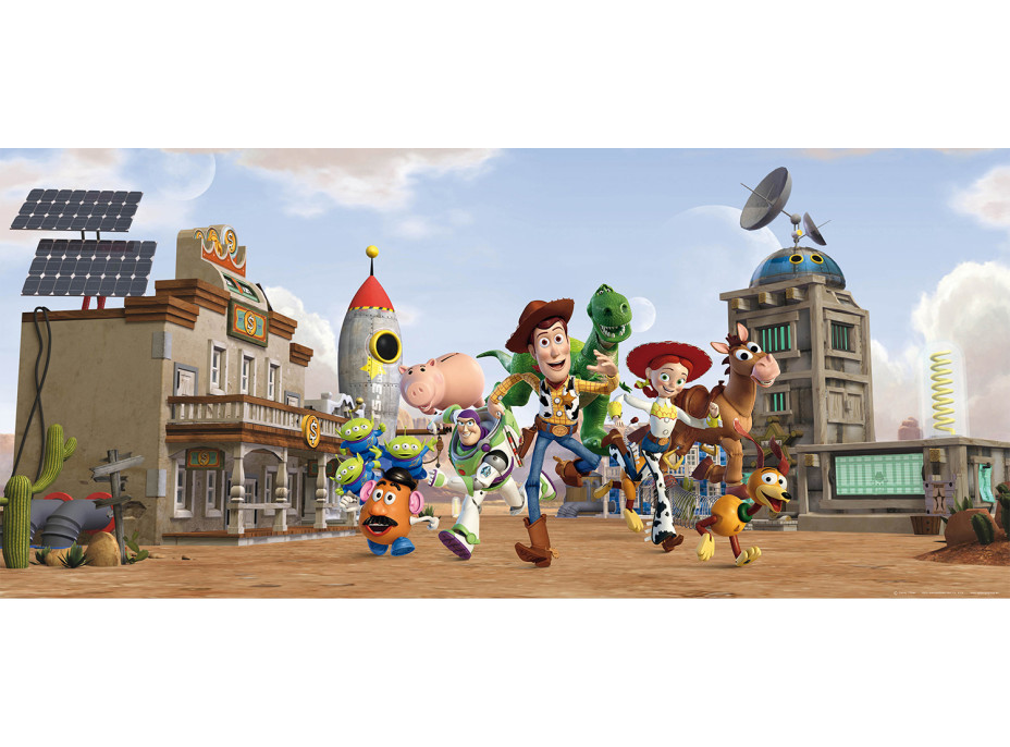 Dětská fototapeta DISNEY - Woody a kamarádi - 202x90 cm