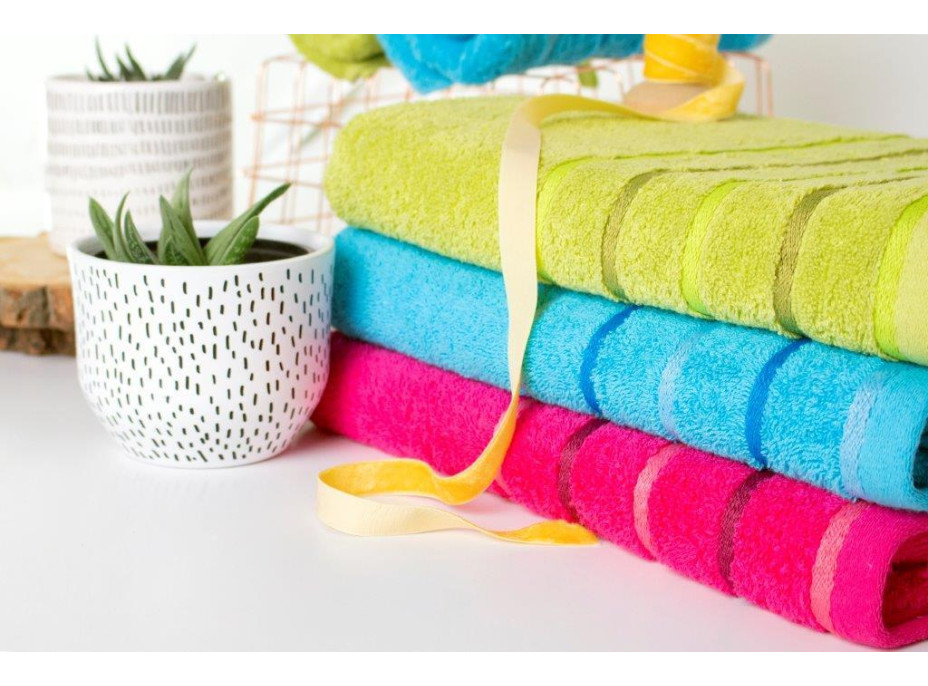 Bavlněný ručník FRESH 50x90 cm - tyrkysový