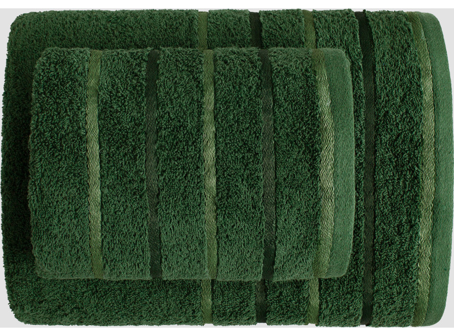 Bavlněná osuška FRESH 70x140 cm - tmavě zelená