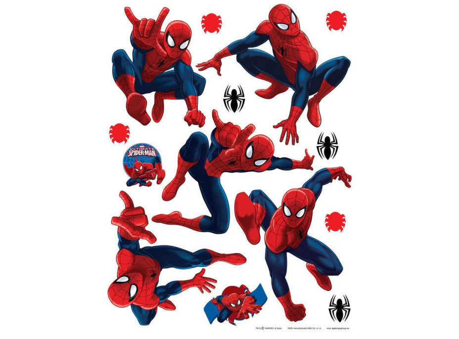 Dětská samolepka SPIDER MAN 30x30 cm