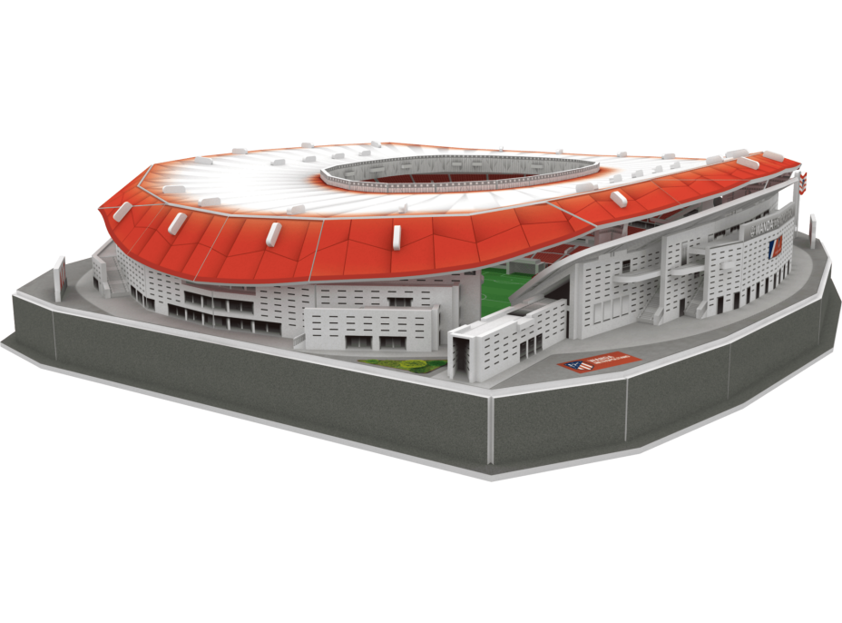 3D PUZZLE STADIUM Svítící 3D puzzle Stadion Wanda Metropolitano - FC Atlético Madrid