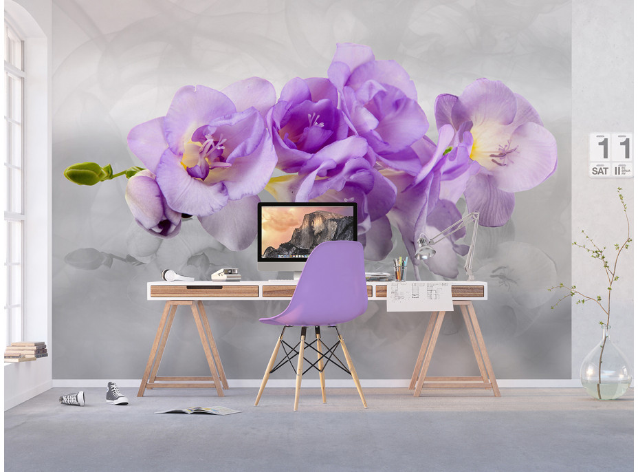 Moderní fototapeta - Něžná orchidej - 360x270 cm