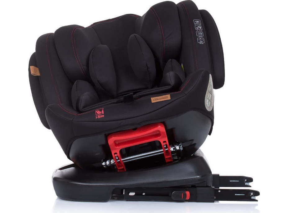CHIPOLINO Autosedačka 4Kid 360 Isofix 0-36 kg i-Size Raven