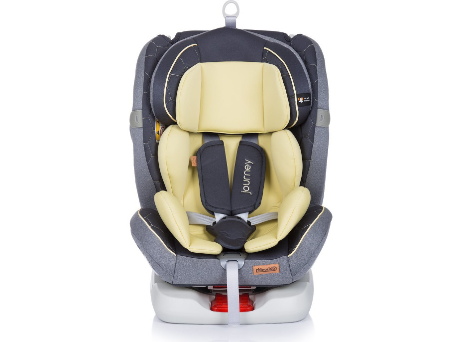 CHIPOLINO Autosedačka Journey otočná 360 Isofix 0-36 kg Banana