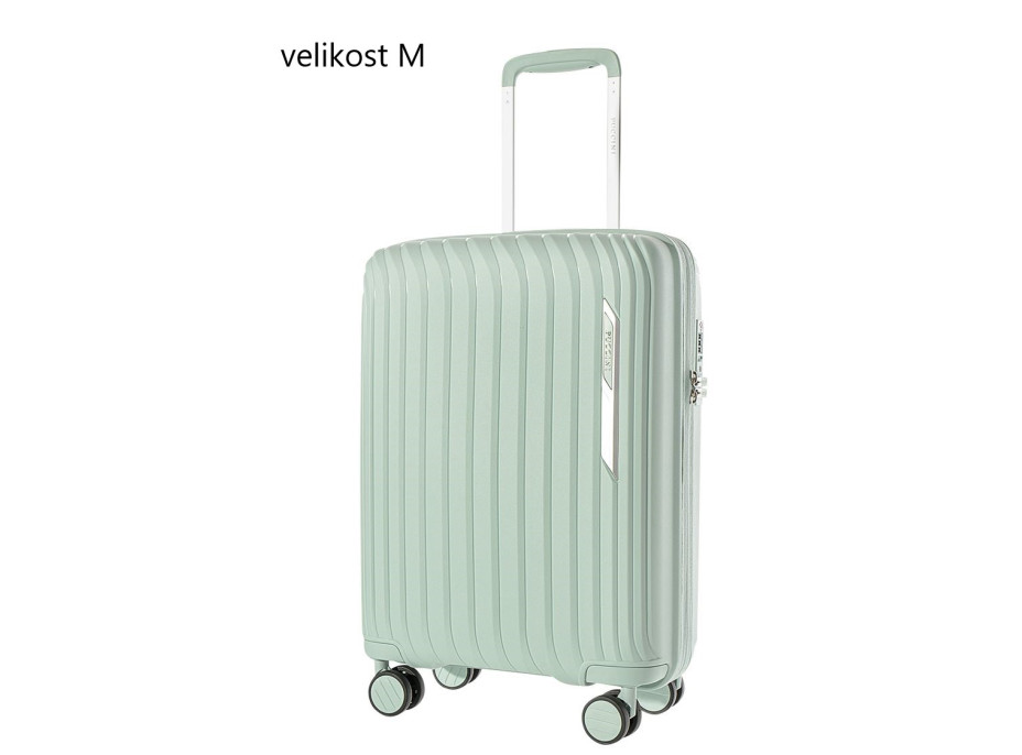 Moderní cestovní kufry MARBELLA - mátové