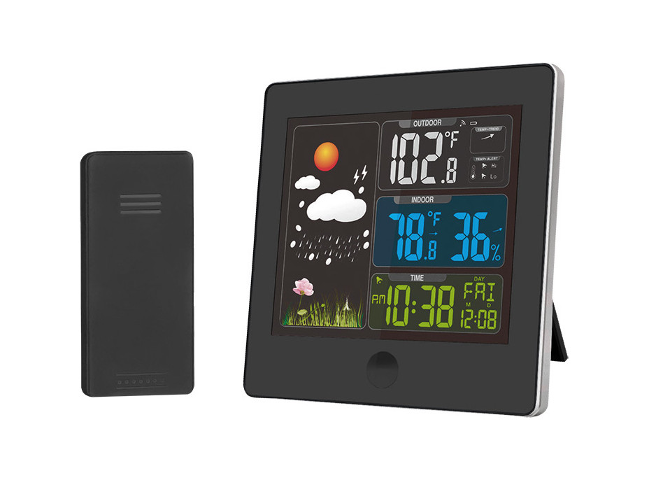 Meteostanice, barevný LCD, teplota, vlhkost,RCC