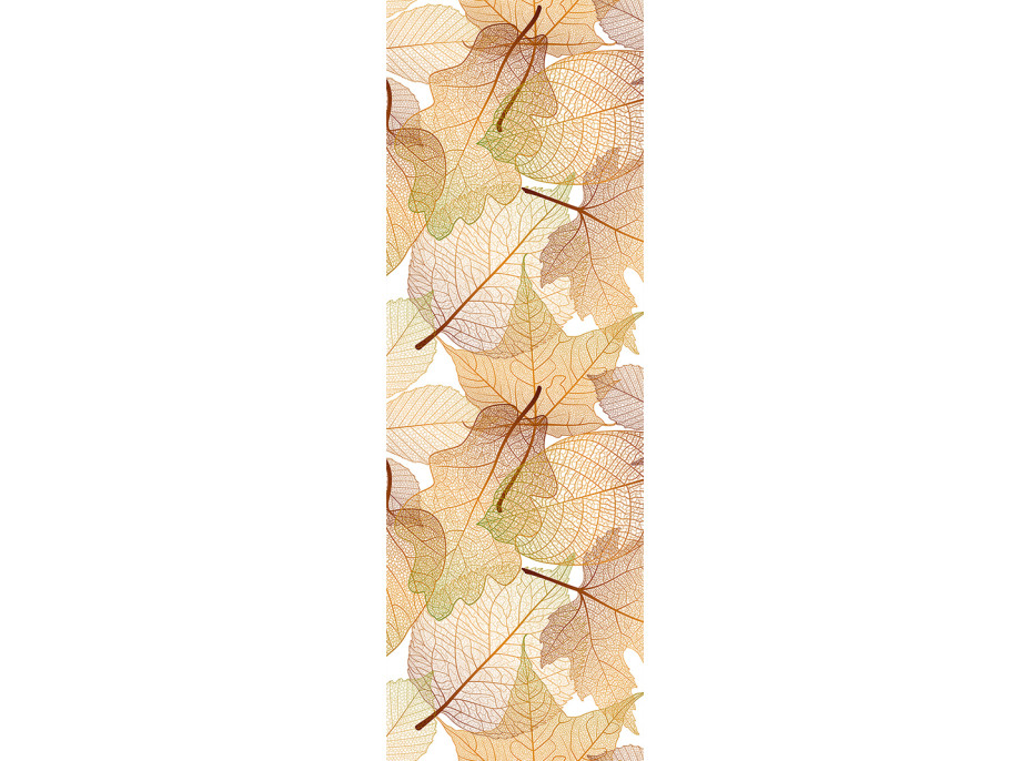 Moderní fototapeta - Listový vzor - 90x270 cm