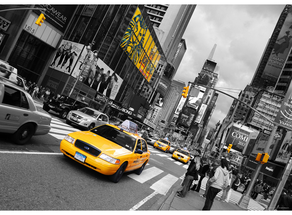 Moderní fototapeta - Taxi v New Yorku - 155x110 cm