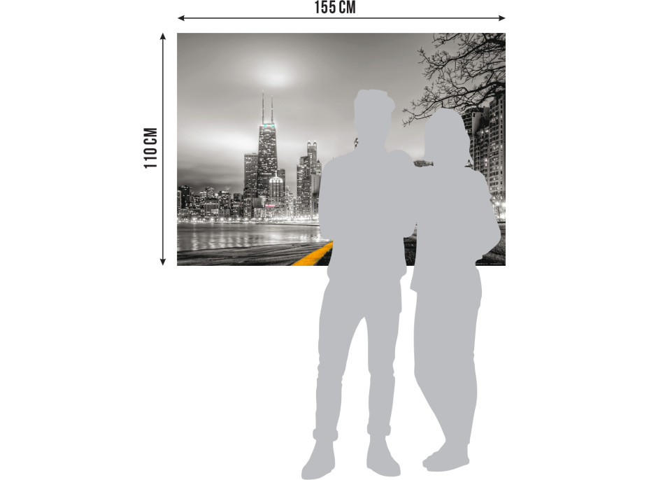 Moderní fototapeta - Městské nábřeží - 155x110 cm