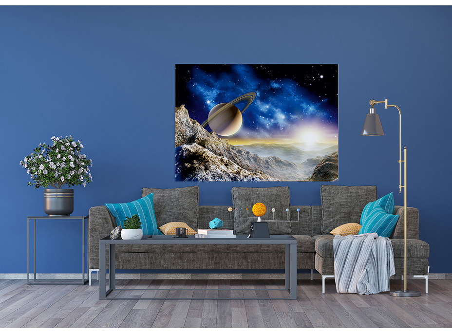 Moderní fototapeta - Velkolepý Saturn - 155x110 cm