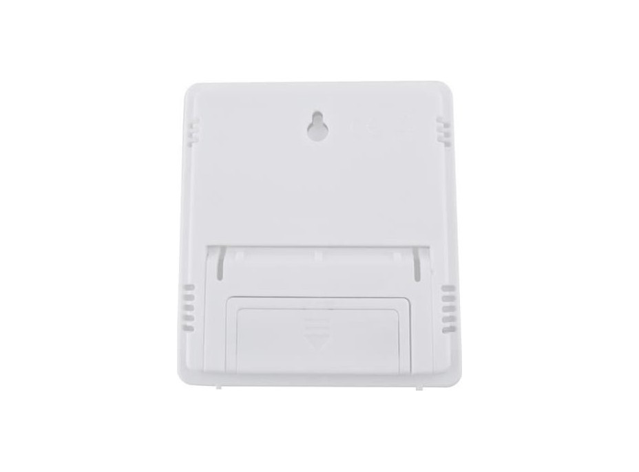 Meteostanice s hodinami - bílá