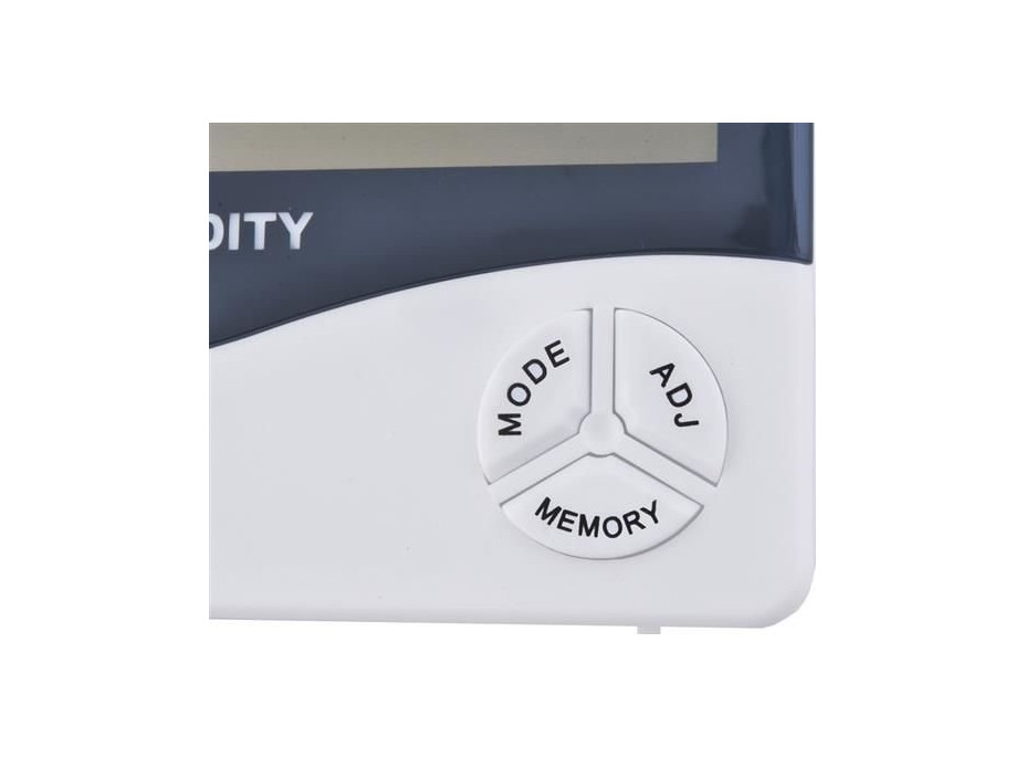 Meteostanice s hodinami - bílá