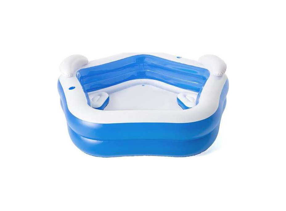 Nafukovací bazén se sedátky BESTWAY 54153 - 213x207x69cm