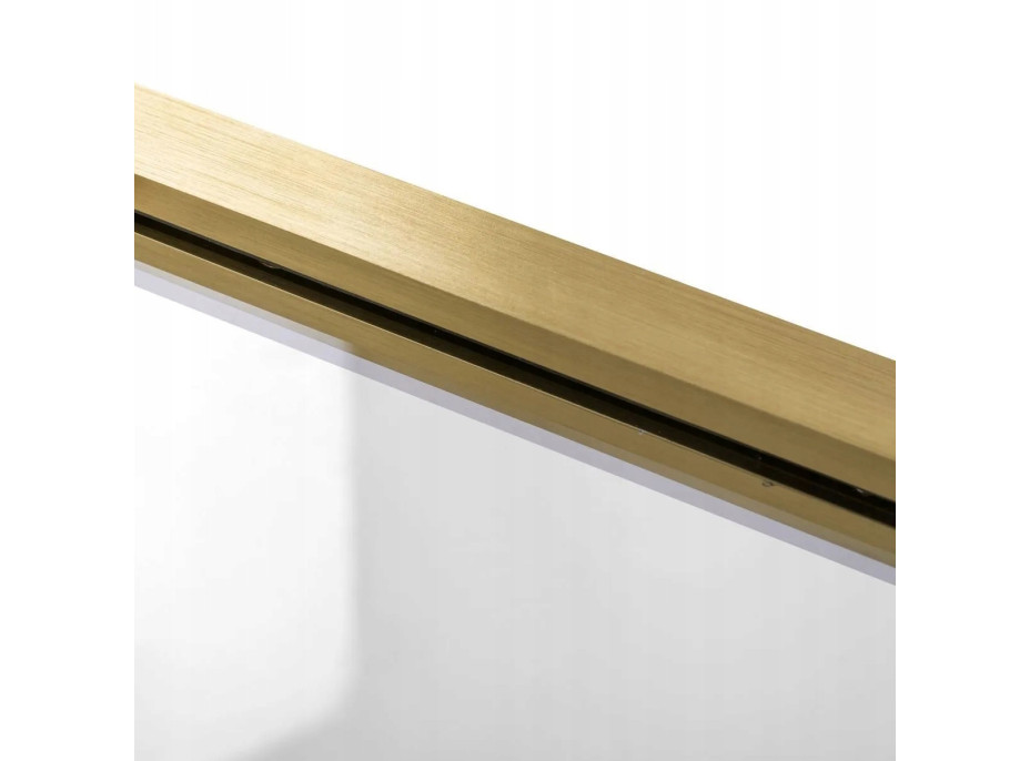 Sprchový kout Rea RAPID slide 100x90 cm - zlatý broušený