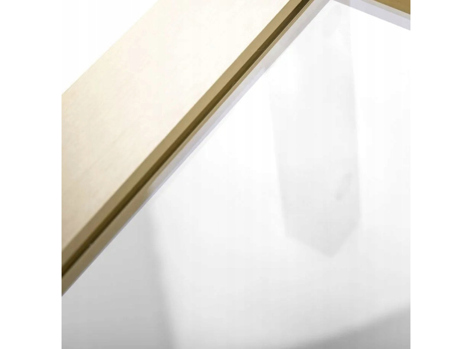 Sprchový kout Rea RAPID slide 100x90 cm - zlatý broušený
