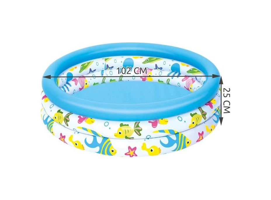 Nafukovací bazén - BESTWAY 51008 - 102x25cm