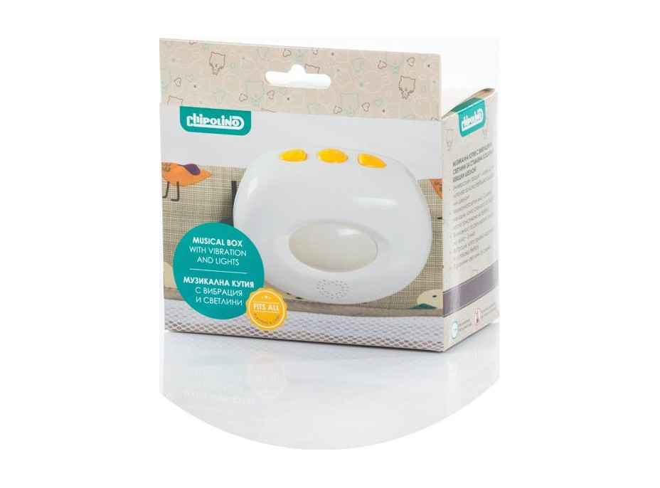 CHIPOLINO Hudební box s vibracemi a melodiemi