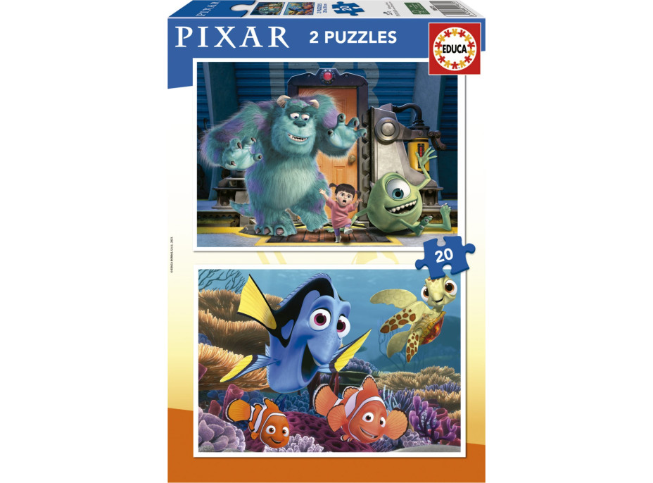 EDUCA Puzzle Disney Pixar 2x20 dílků