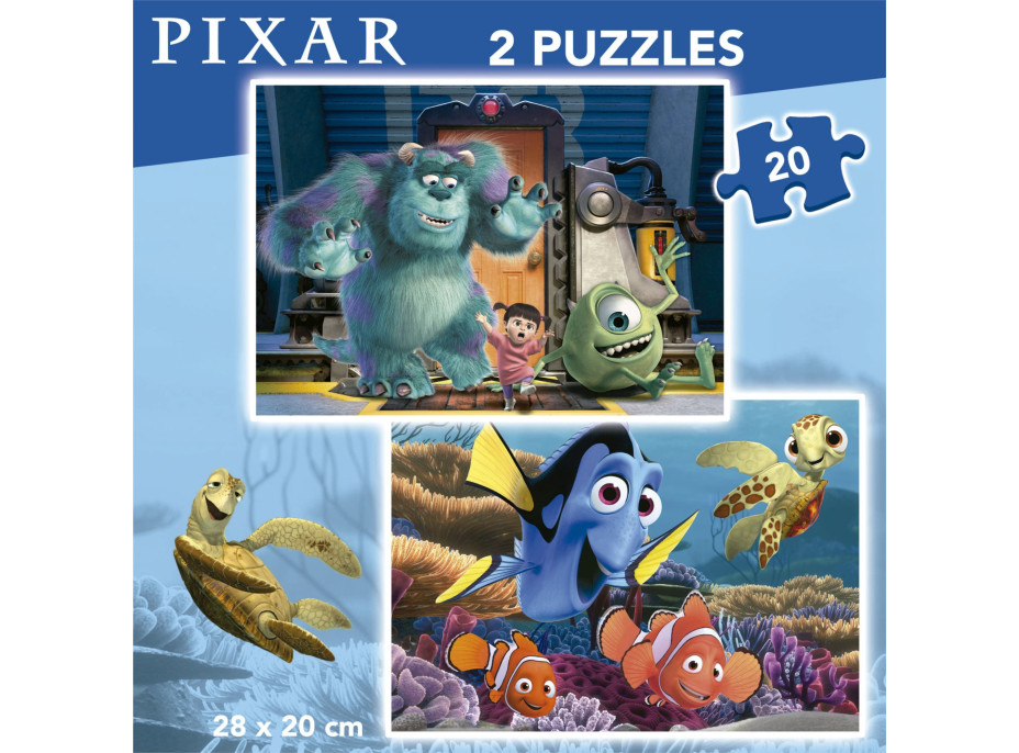 EDUCA Puzzle Disney Pixar 2x20 dílků