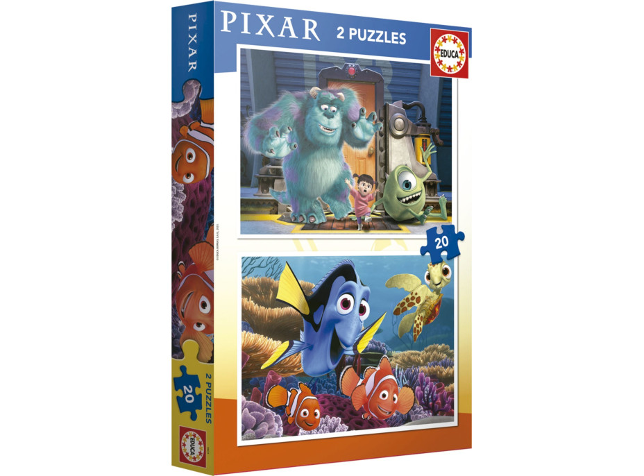 EDUCA Puzzle Disney Pixar 2x20 dílků