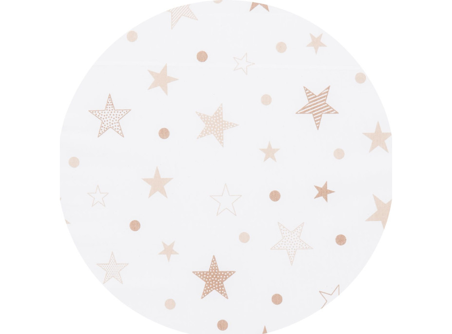 CHIPOLINO Skládací matrace 120x60 cm White,beige stars