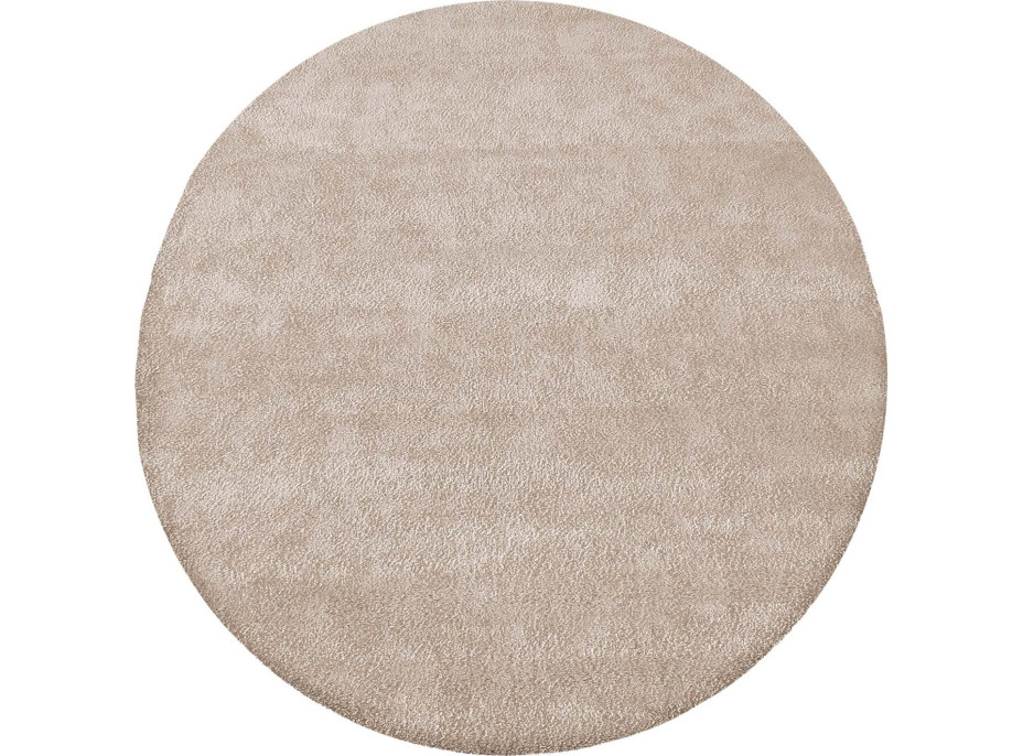 Kusový koberec Bolt Shaggy kruh - béžový