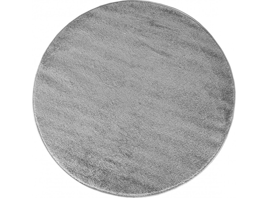 Kulatý koberec Portofino - šedý